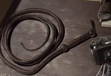 Indiana Jones' signature whip alongside a camera branded with the Lucasfilm logo in the teaser for Machine Games' Indiana Jones game