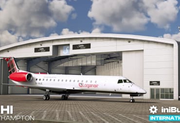 Microsoft Flight Simulator - Loganair Aircraft at Soouthampton