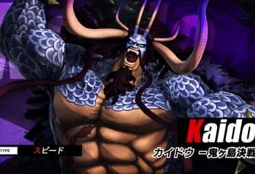 Hybrid Kaido in One Piece: Pirate Warriors 4 looking menacing
