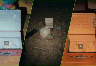 Image of 3 different Alex Casey Lunchboxes in Alan Wake 2