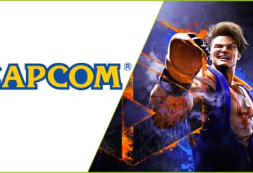Capcom Logo and Street Fighter Key Art Portraying Luke
