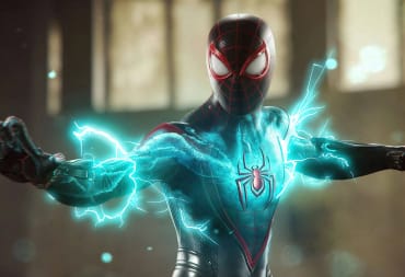 Miles Morales with electricity surging through his body in Marvel's Spider-Man 2