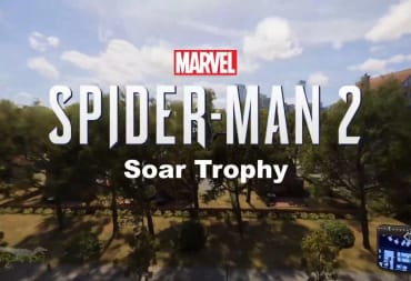 A preview image for the Soar Trophy from Marvel's Spider-Man 2