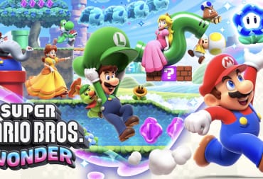 The key art of Super Mario Bros. Wonder including both Mario and Luigi