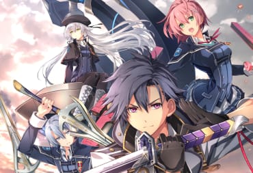 Key art for The Legend of Heroes: Trails of Cold Steel 3, depicting Rean and a number of other characters