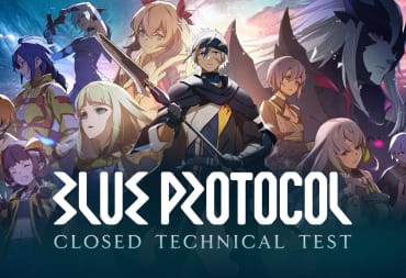 The announcement graphic of the Blue Protocol Closed technical test