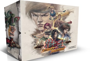 Official box art of the Street Masters board game on a white background.