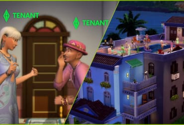 Two Screenshots of The Sims 4 For Rent Expansion Pack