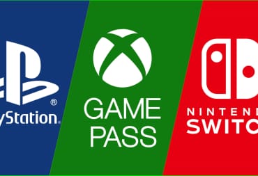 Xbox Game Pass, PlayStation, and Nintendo Switch logos