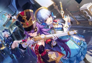 Two characters wielding guns in the key art for Genshin Impact version 4.3