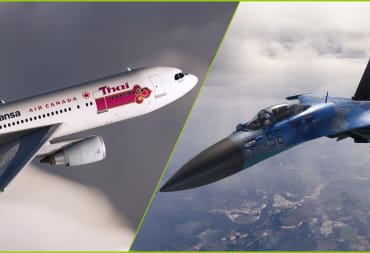 Microsoft Flight Simulator Airbus A300 and Su-27 Flanker