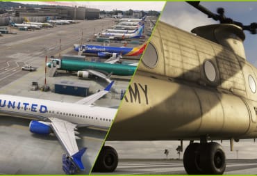 Microsoft Flight Simulator Chinook Boeing Field