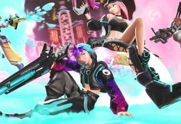 Several characters can be seen wielding weapons