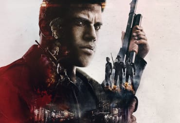 Key art for Mafia III, depicting protagonist Lincoln Clay as well as a number of other characters incorporated into his portrait