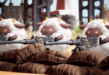Armed Sheep-like Pals in Palworld