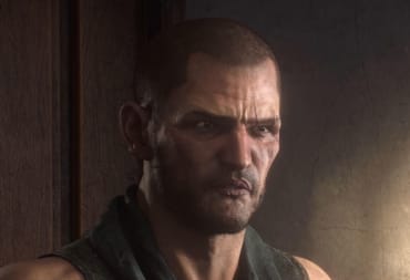 A close-up of Jax, the main character in the Piranha Bytes game Elex 2