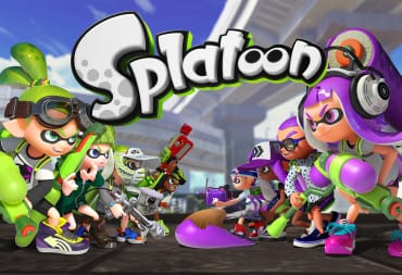 Two teams of Inklings facing off against one another in Splatoon