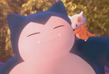 A Cubone hugging a Snorlax as the sun rises in a Pokemon animation, intended to represent The Pokemon Company's donation to earthquake relief
