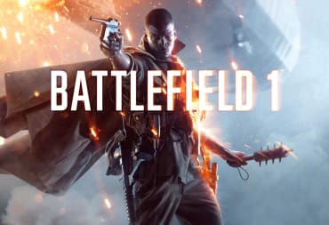 A soldier pointing a pistol off-screen with the Battlefield 1 logo in the foreground