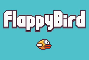 The Flappy Bird logo and a sprite of the bird in question, representing Squishy Bird (which is no longer available)