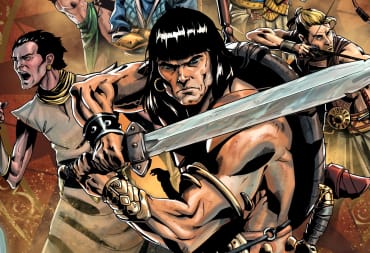 Official promotional artwork of the board game Conan Adventures by Gale Force Nine