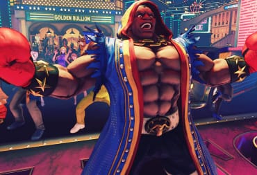 Balrog holding his arms out in Street Fighter V