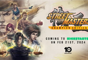 Promotional Artwork for Street Masters: Champion Edition, featuring several characters in martial arts poses.