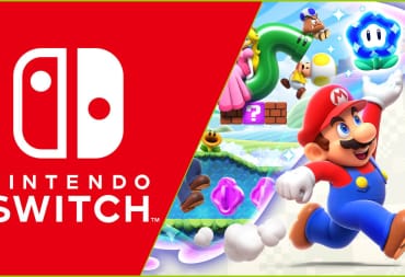 Super mario Bros. Wonder Key Art and Nintendo Switch Logo
