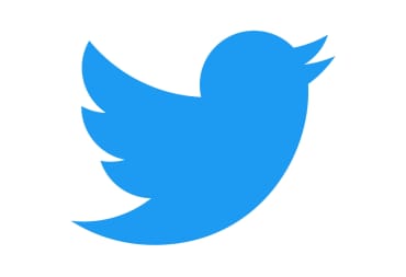 The (now-old) Twitter logo against a white backdrop