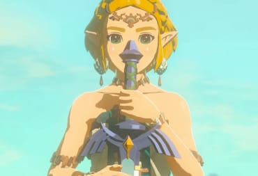 Zelda holding the Master Sword in a trailer for The Legend of Zelda: Tears of the Kingdom, music from which is included in the new Zelda concert
