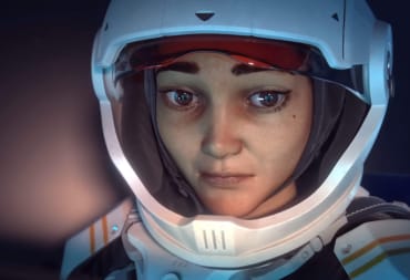 An astronaut looking wistful in the Civilization VI launch trailer