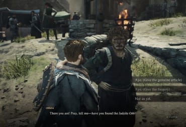 Image from Dragon's Dogma 2 - The NPC Offulve is Asking the Arisen if they have the Jadeite Orb