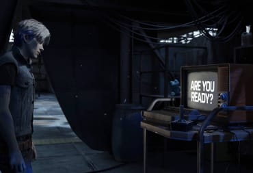 A screenshot from the trailer of Open showing the protagonist of Ready Player One
