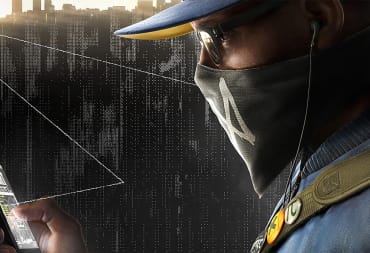 Marcus using his phone in key art for Watch Dogs 2