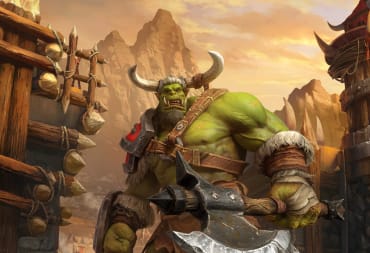 An Orc character in Warcraft, a Blizzard property