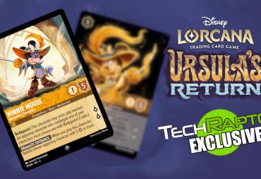 Preview artwork of a new Lorcana card Exclusively revealed by TechRaptor