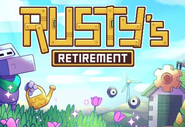 Key art for the idle desktop farming sim Rusty's Retirement