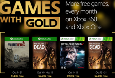 Games with Gold October 2015