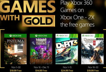 Games With Gold November Preview