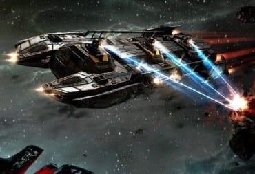 EVE Online Screenshot showing several space ships 