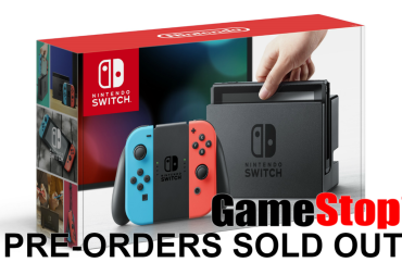 Nintendo Switch Pre-orders Sold Out GameStop