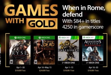 Xbox Games With Gold April 2017