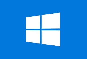 Microsoft Windows Logo White On Blue