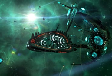 Starpoint Gemini Ship Greenish Blue Space