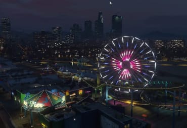 Grand Theft Auto V Skyline Ferris Wheel Lit