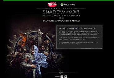 middle earth shadow of war totinos sweepstakes exclusive content