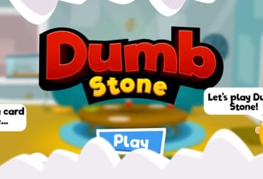 dumb stone card game