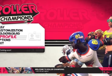 roller champions title screen