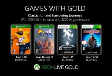 Xbox Games With Gold For June 2019 Announced