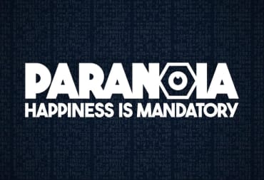 paranoia happiness is mandatory logo